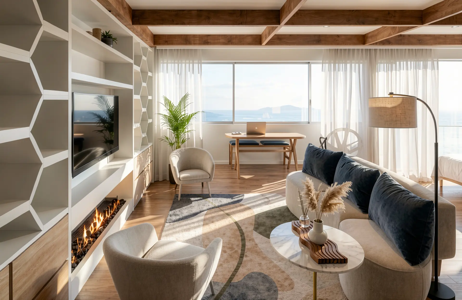 Estúdio Airbnb - Uapé — Living integrado